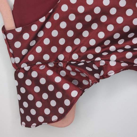 Keepsake Polka Dot Ruffled Asymmetrical Mini Dress Size XS - Picture 10 of 15